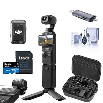Amazon.com : DJI Osmo Pocket 3 Creator Combo, Vlogging